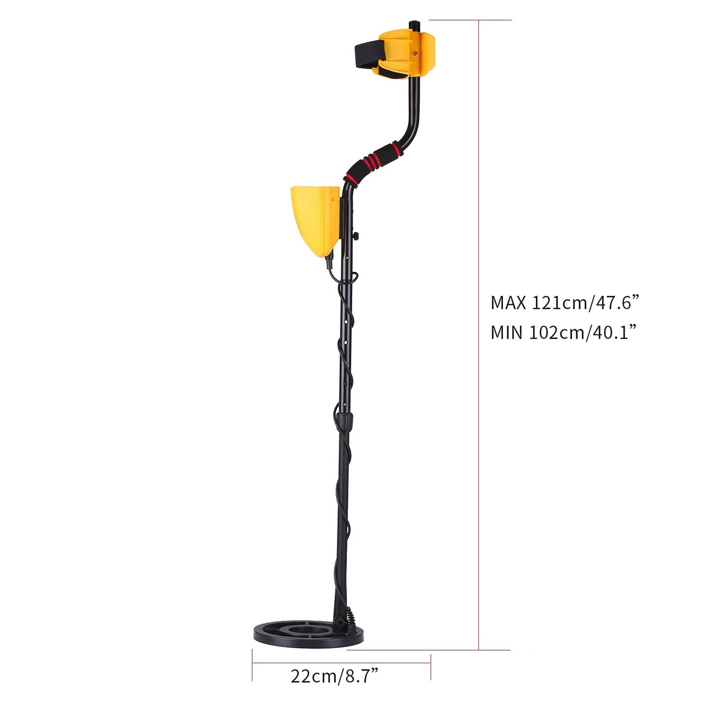 High Sensitivity Waterproof Metal Detector – Professional Treasure Hunter with LCD Display & 7 Target Categories