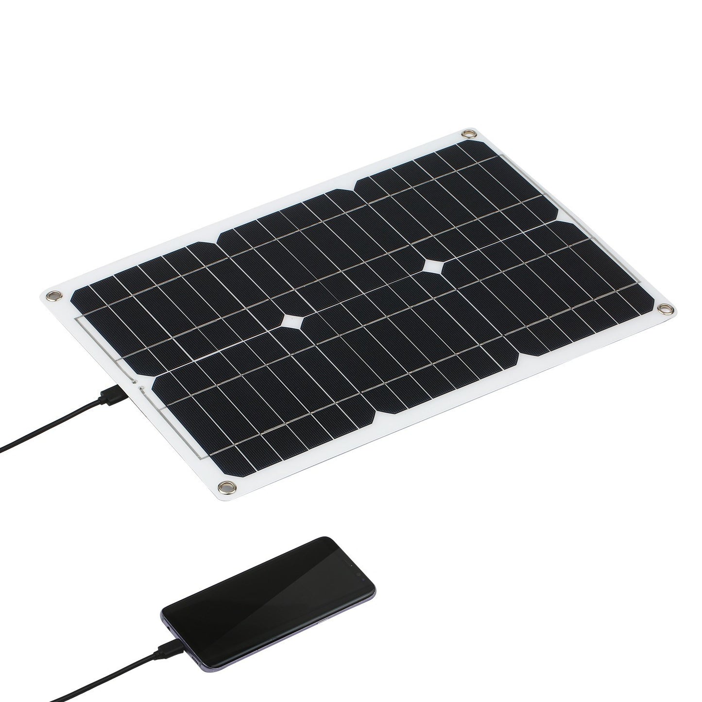 18W 12V Off-Grid Solar Panel Kit with Monocrystalline Module & SAE Charge Controller
