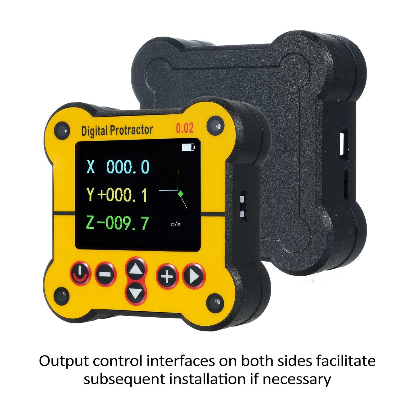 Digital Protractor & Dual Axis Level - High Resolution 0.02° Angle Finder for Woodworking & Construction