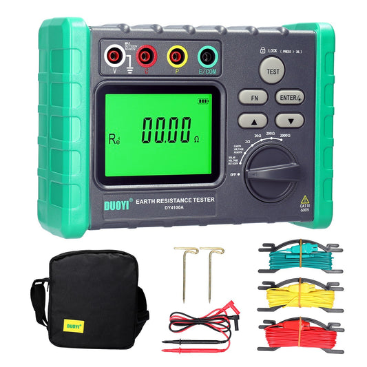 DY-4100A High Accuracy Digital Ground Resistance Tester & Voltmeter for Photovoltaic Systems