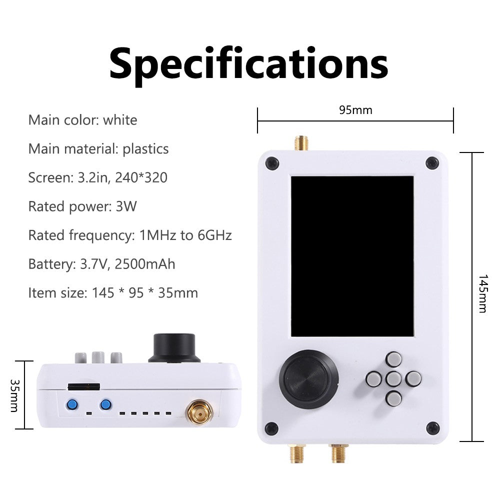 Portable Portapack H2 SDR Receiver Set with 3.2 Digital Display