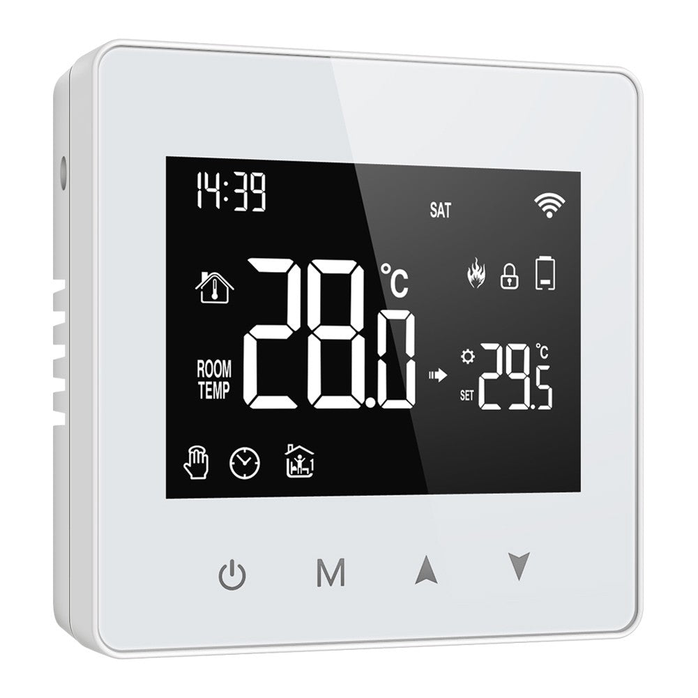 Tuya WiFi Smart Temperature Controller with LED Display, Compact Size for Water/Gas Boilers, Alexa & Google Home Compatible