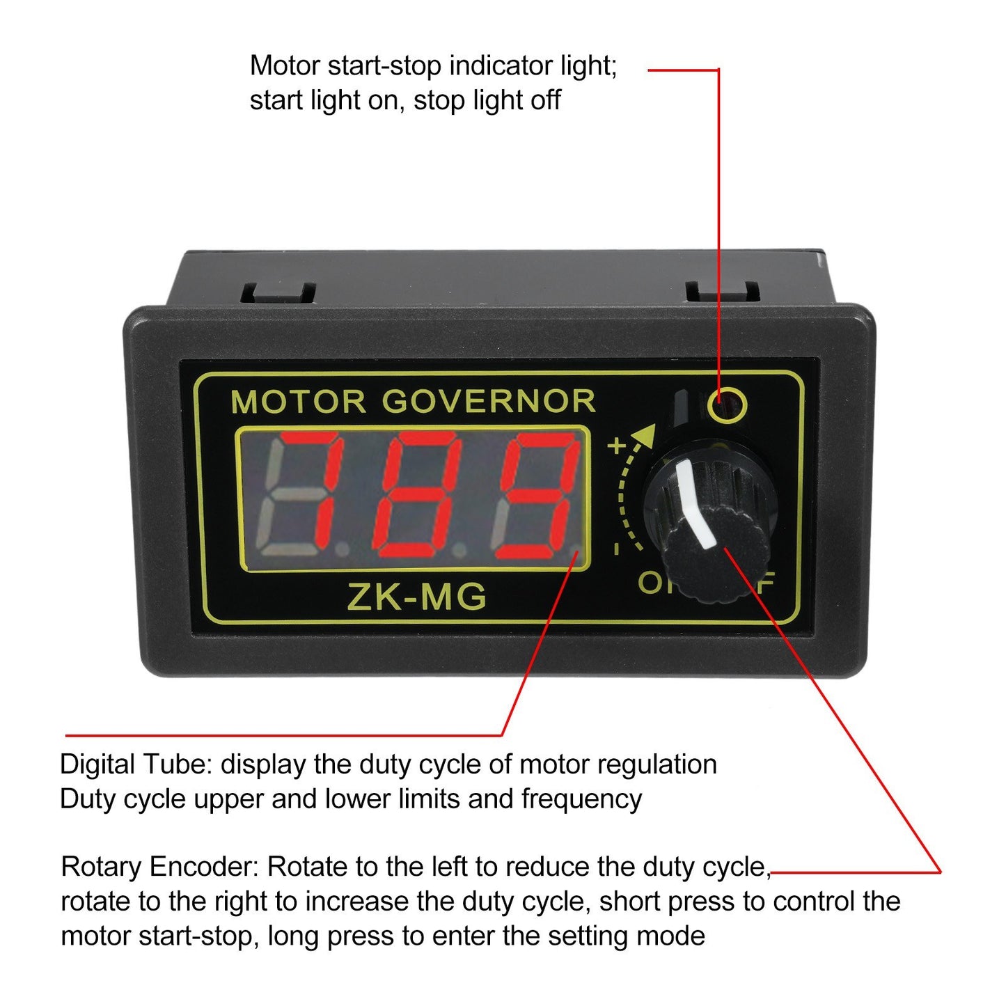150W DC Motor Speed Controller PWM Driver 5-30V with Adjustable Rotary Switch Module