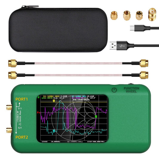 Portable Handheld Vector Network Analyzer with 3.98-inch TFT Display, HF VHF Ultra-High Frequency, Type-C Charging