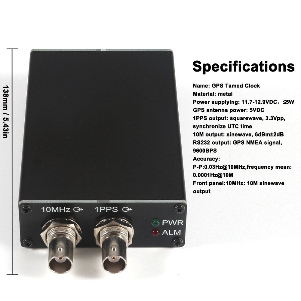 High-Precision GPSDO 10MHz GPS Synchronized Disciplined Clock Module