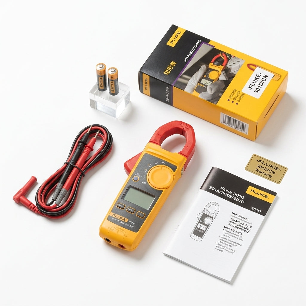 FLUKE 301 Series Mini Digital AC Clamp Meter (F301A / F301A+ / F301B / F301C / F301D)