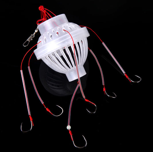 Sea Monster Fishing Tackle with Six Durable Hooks