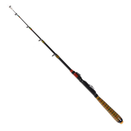 1.2M Telescopic Carbon Fiber Spinning Fishing Rod - Portable Travel Raft Pole