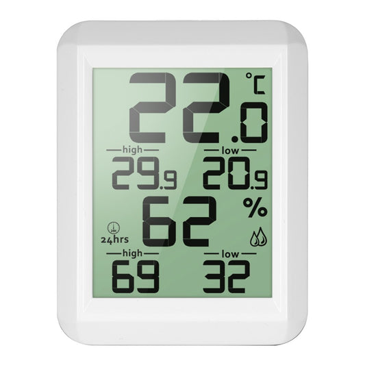 Compact LCD Digital Thermometer Hygrometer - Indoor Temperature °C/°F & Humidity Monitor with Stand