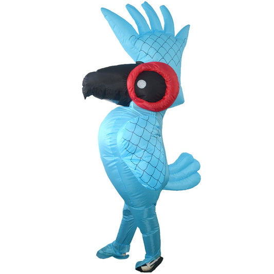 Adult Inflatable Parrot Costume with Humorous Props