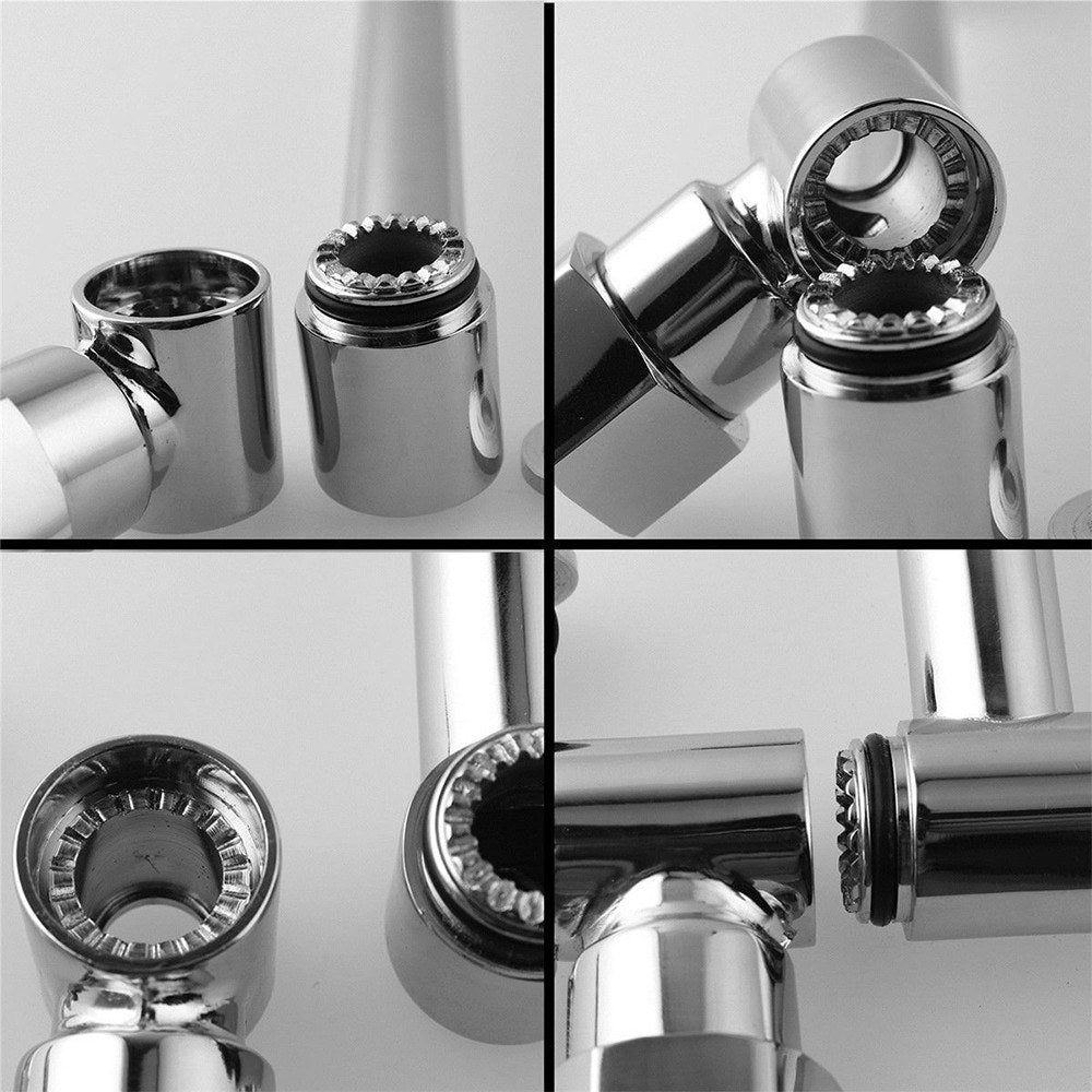 Adjustable Shower Arm Extension with Lock Joints