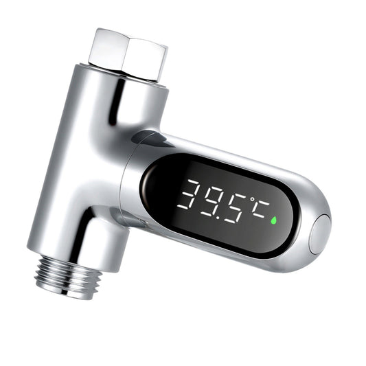 360° Rotating LED Digital Shower Thermometer with Celsius/Fahrenheit Display for Baby Bath & Home Use