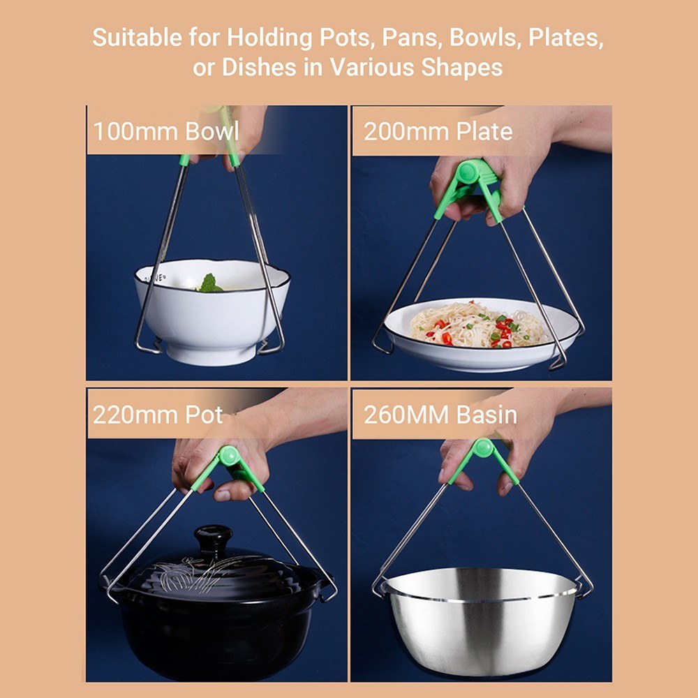 Hot Dish Plate Lifter & Bowl Clip Gripper