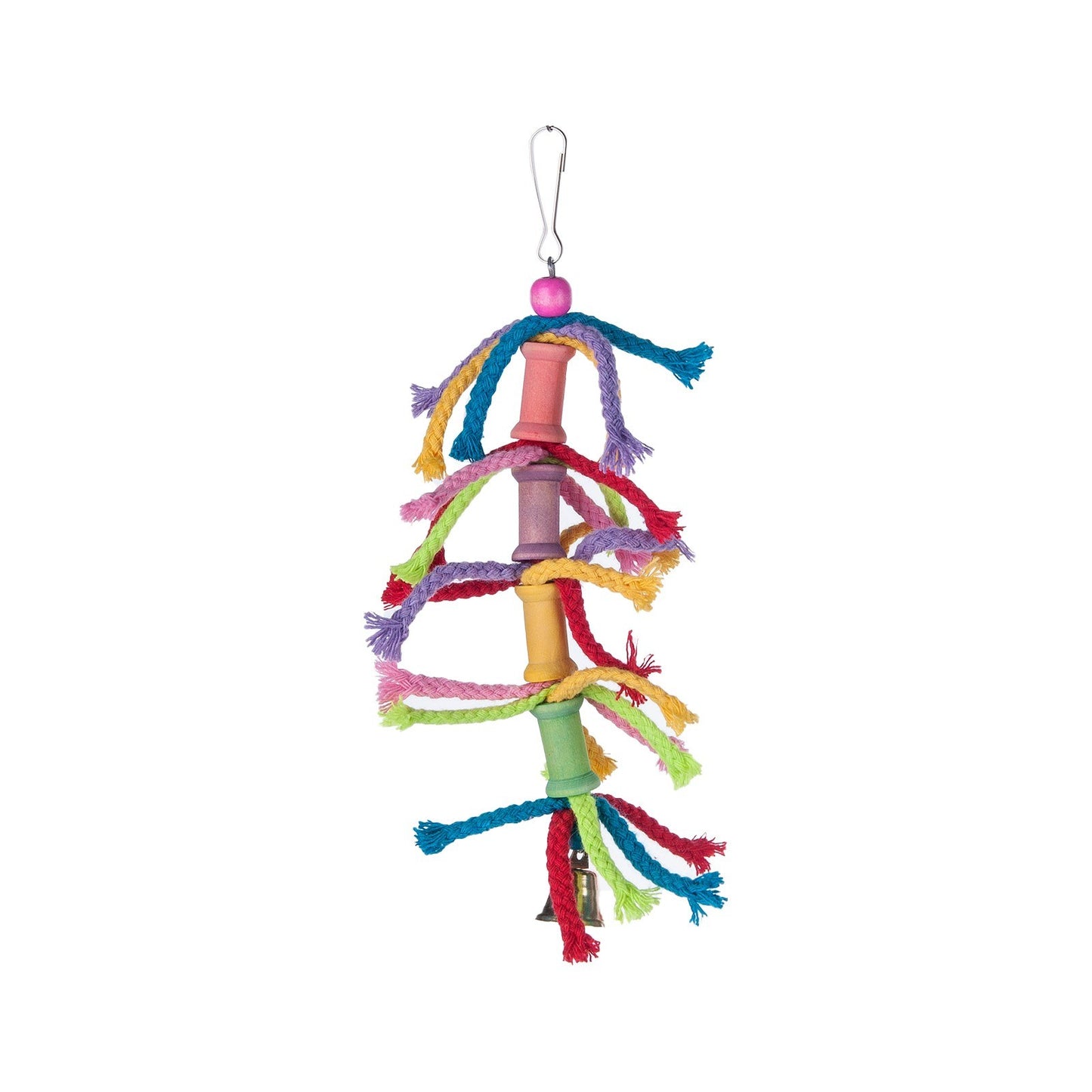 10-Piece Parrot Bird Toy Set: Swing, Climbing Rope Ladder, Chew Toys