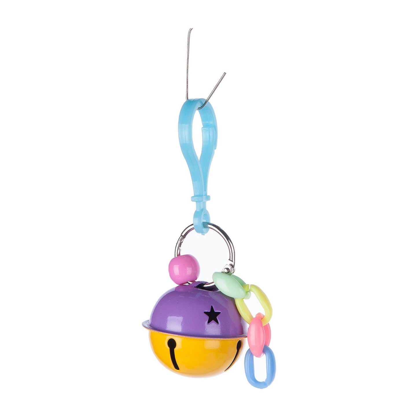 10-Piece Parrot Bird Toy Set: Swing, Climbing Rope Ladder, Chew Toys