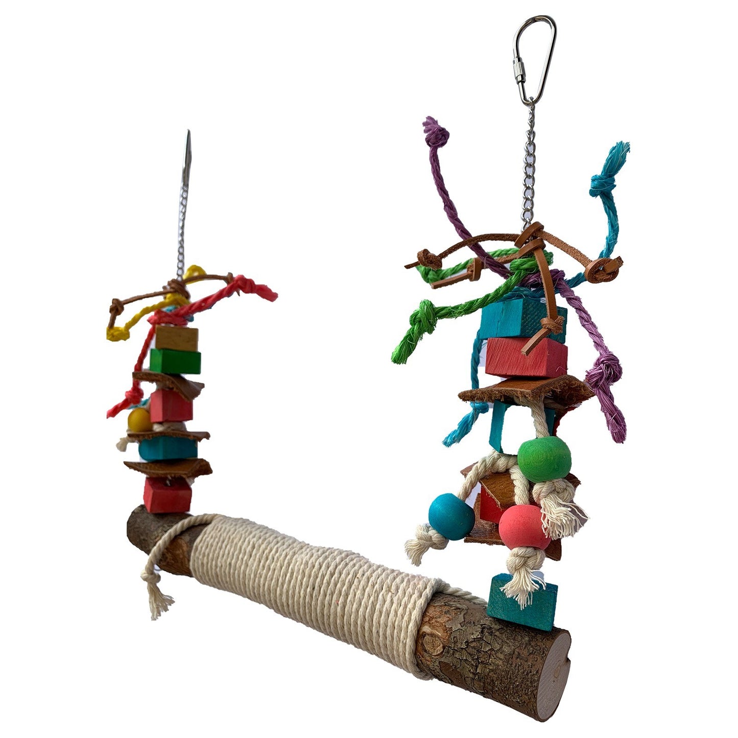 Bird Chewing Toy Swing Perch