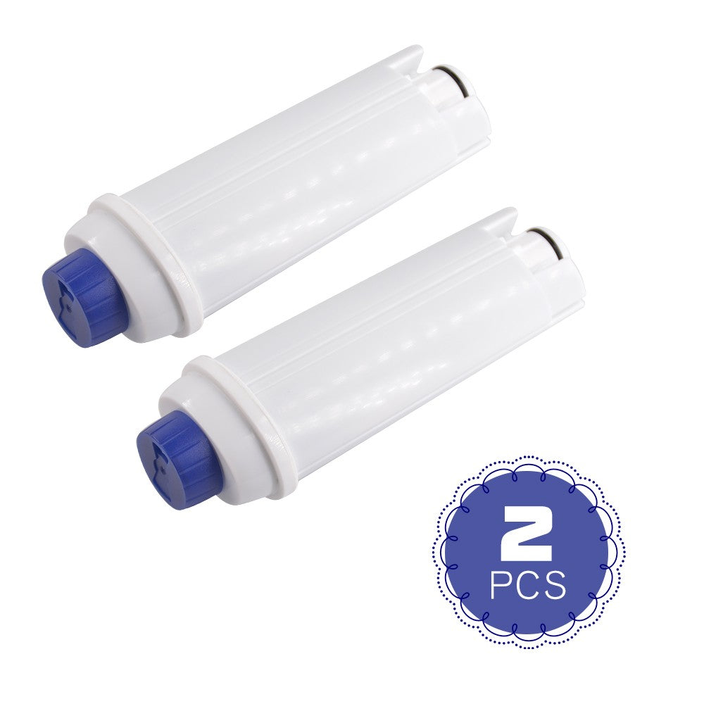 2-Pack Activated Carbon Water Filters for Delonghi DLS C002 Coffee Machines