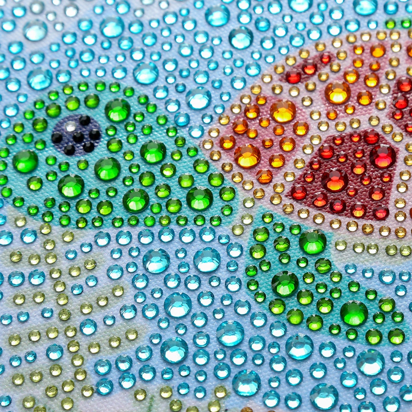 Cute Tortoise 5D Diamond Painting Kit - Full Drill 150x150mm Embroidery Decor for Kids