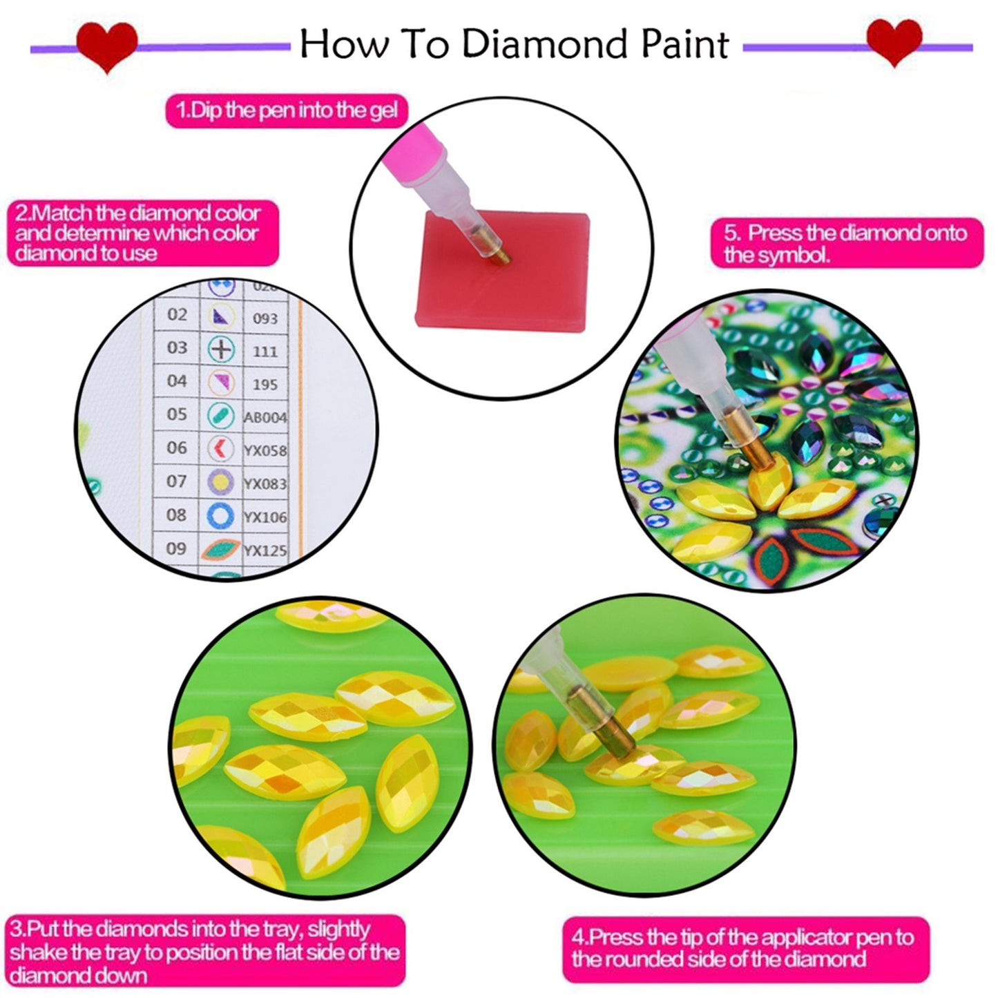 Cute Tortoise 5D Diamond Painting Kit - Full Drill 150x150mm Embroidery Decor for Kids