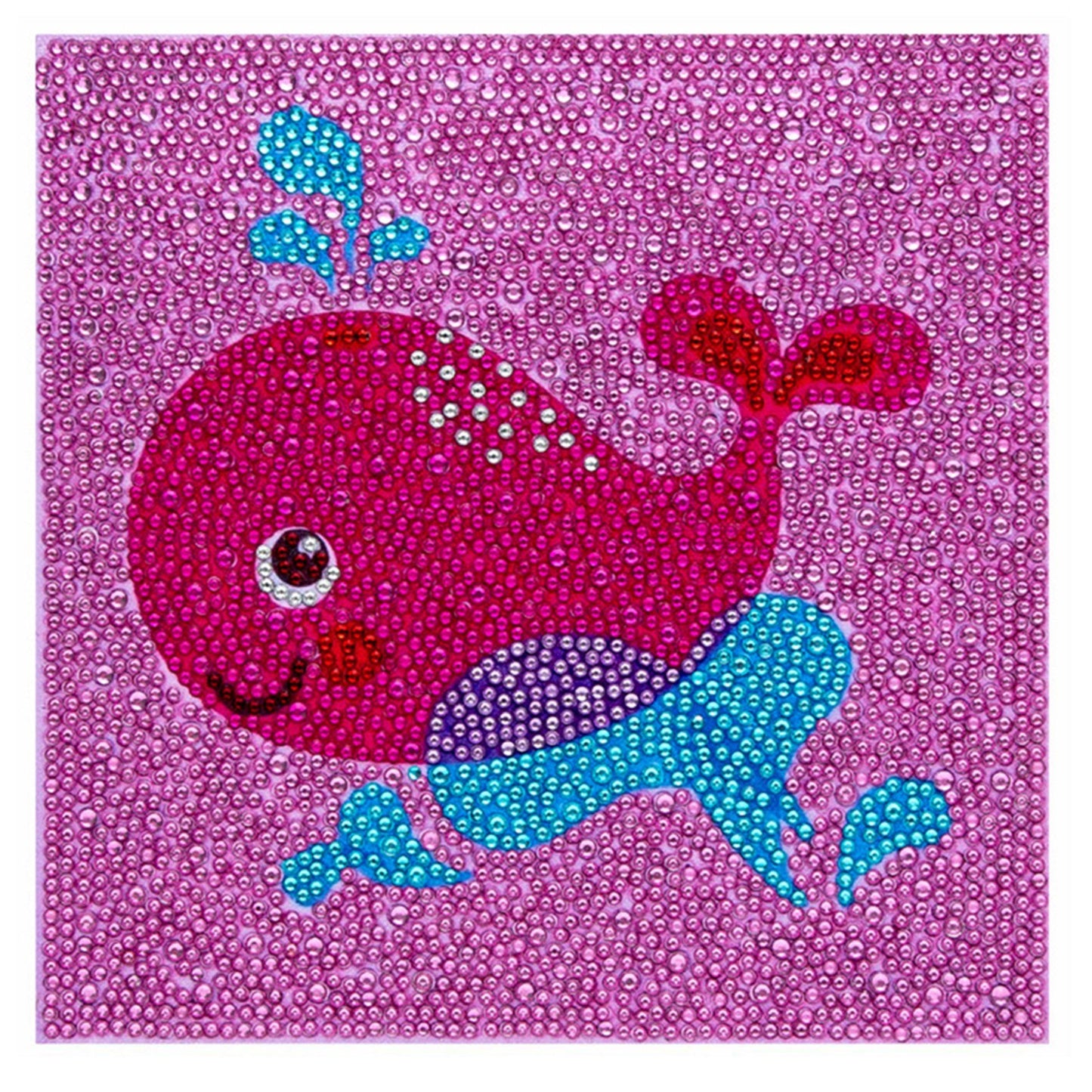 Cute Tortoise 5D Diamond Painting Kit - Full Drill 150x150mm Embroidery Decor for Kids