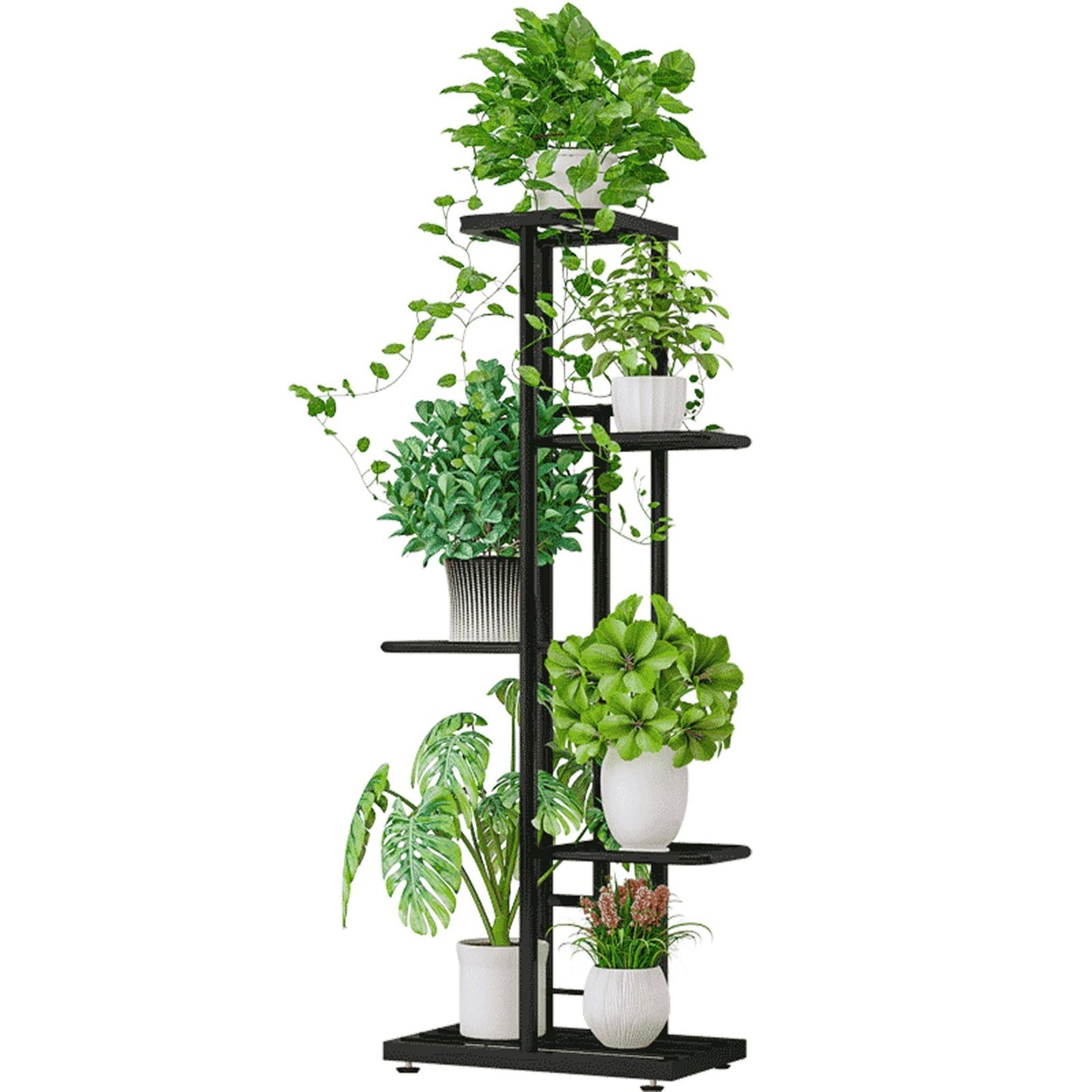 5-Tier Heavy Duty Plant Stand Display Shelf for Potted Flowers and Potting Storage