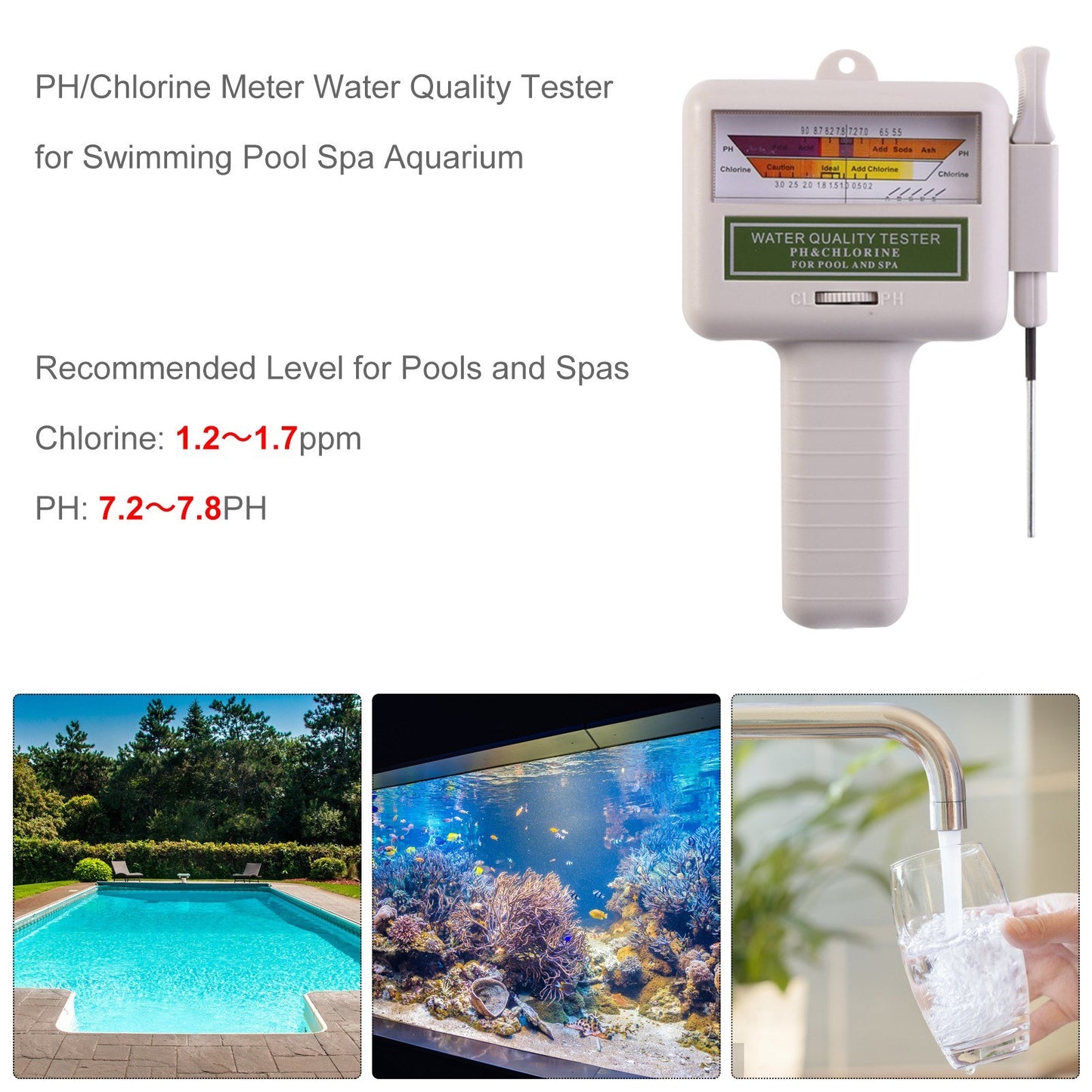 PC101 Digital pH Meter for Water Quality Testing