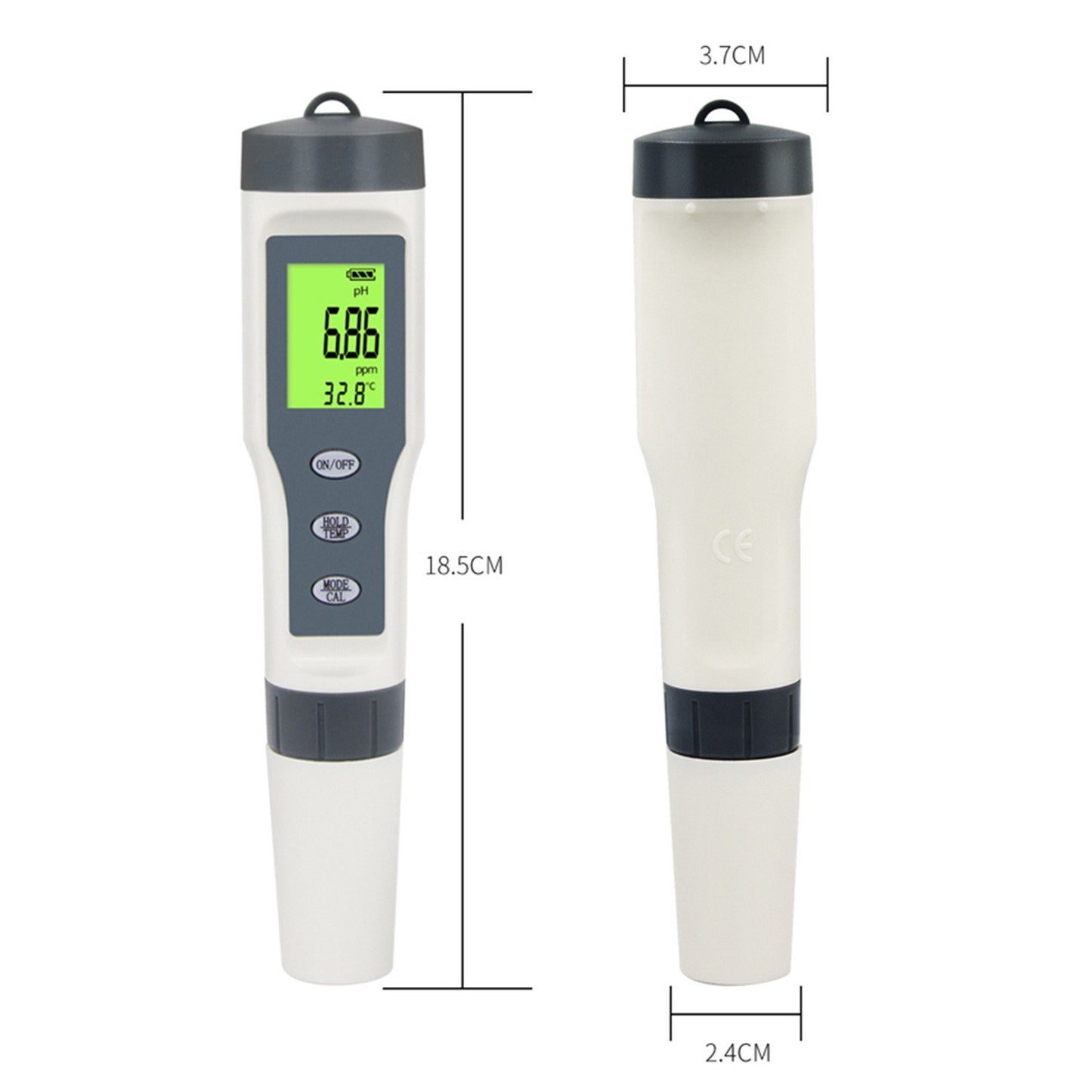 Precision Digital pH Meter for Water Quality Testing