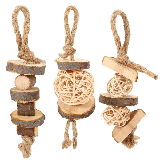 3-Pack Chew Toys for Hamsters & Chinchillas
