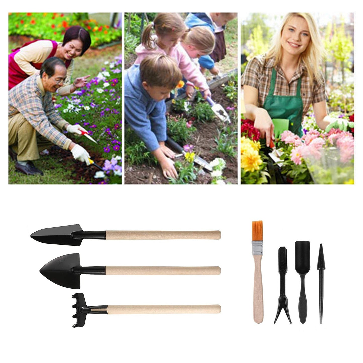 13-Piece Mini Garden Tool Set for Planting