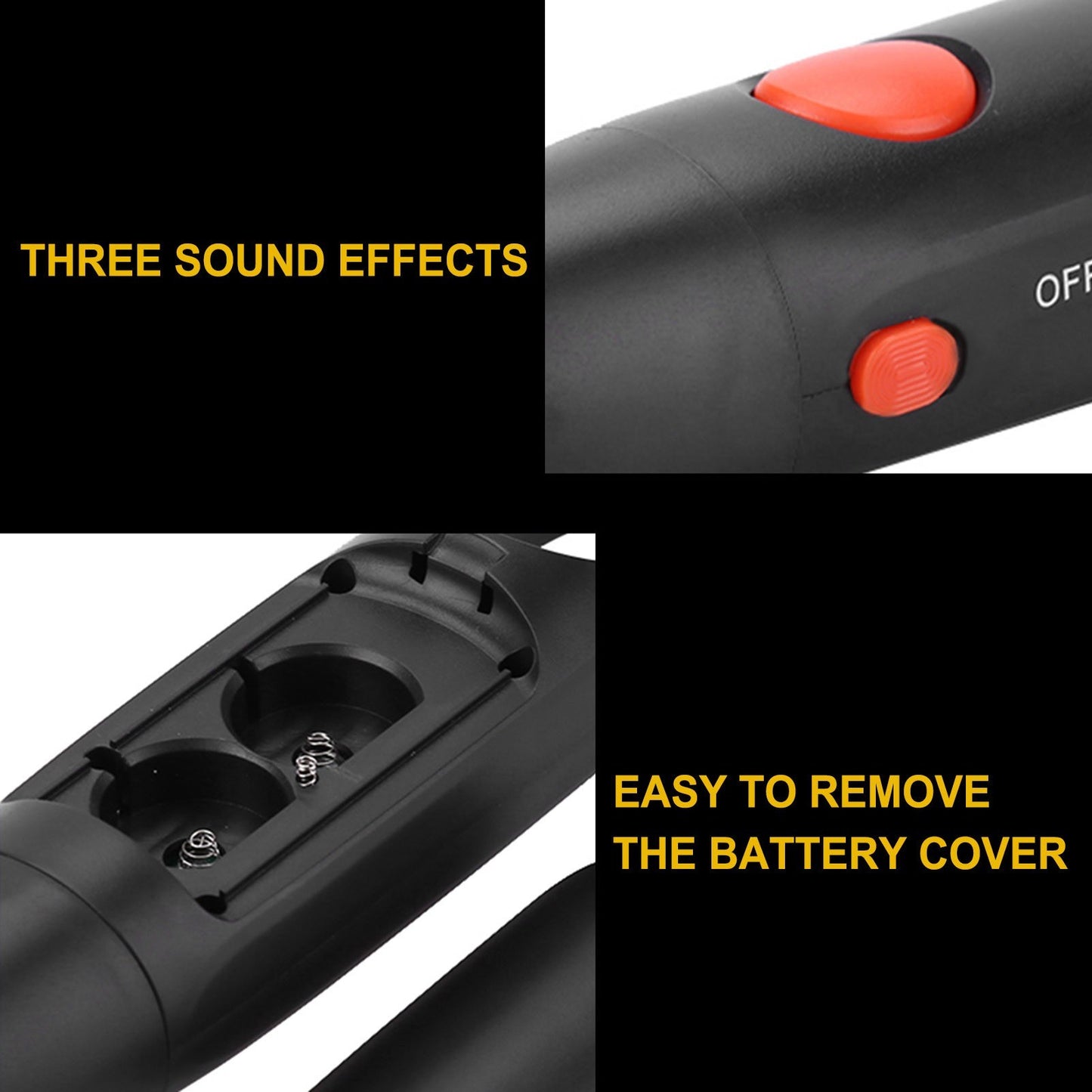 Black Electronic Whistle for Outdoor Sports & Games - 4PCS CR2302 Included
