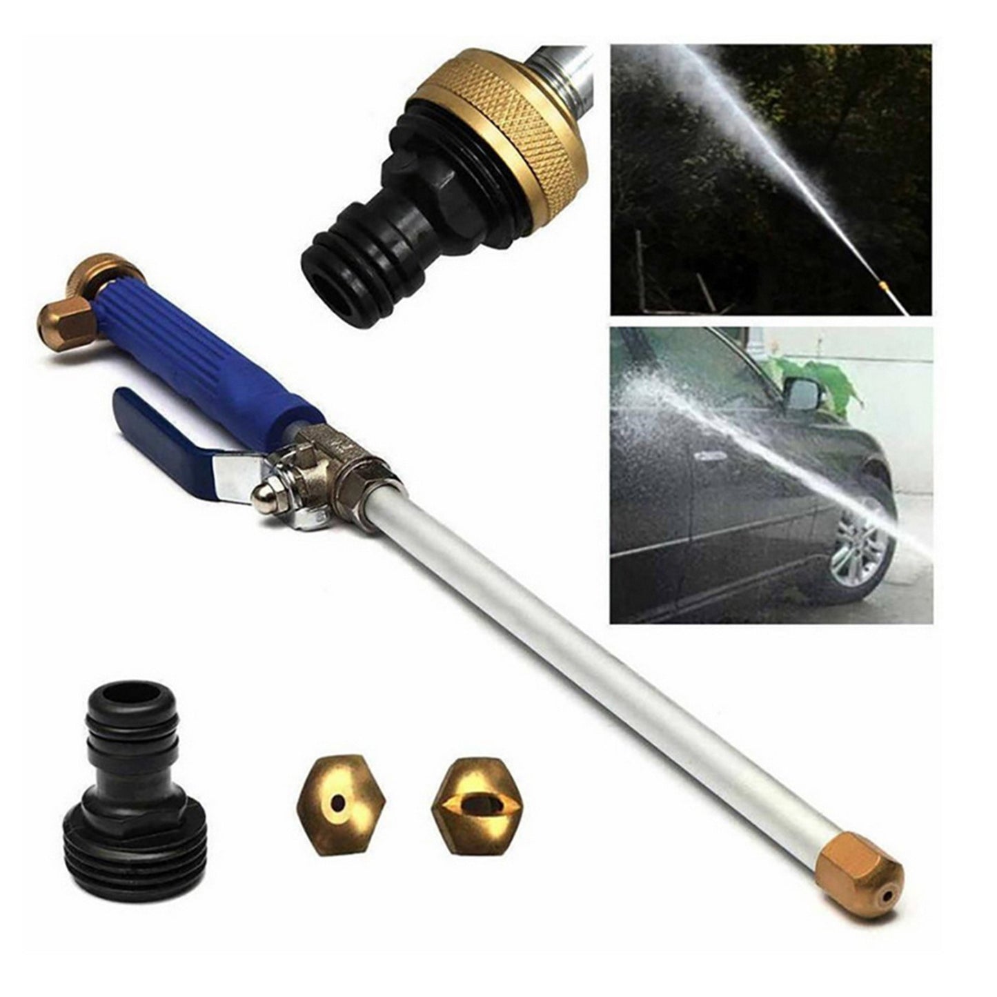 Portable High-Pressure Washing Wand Sprayer