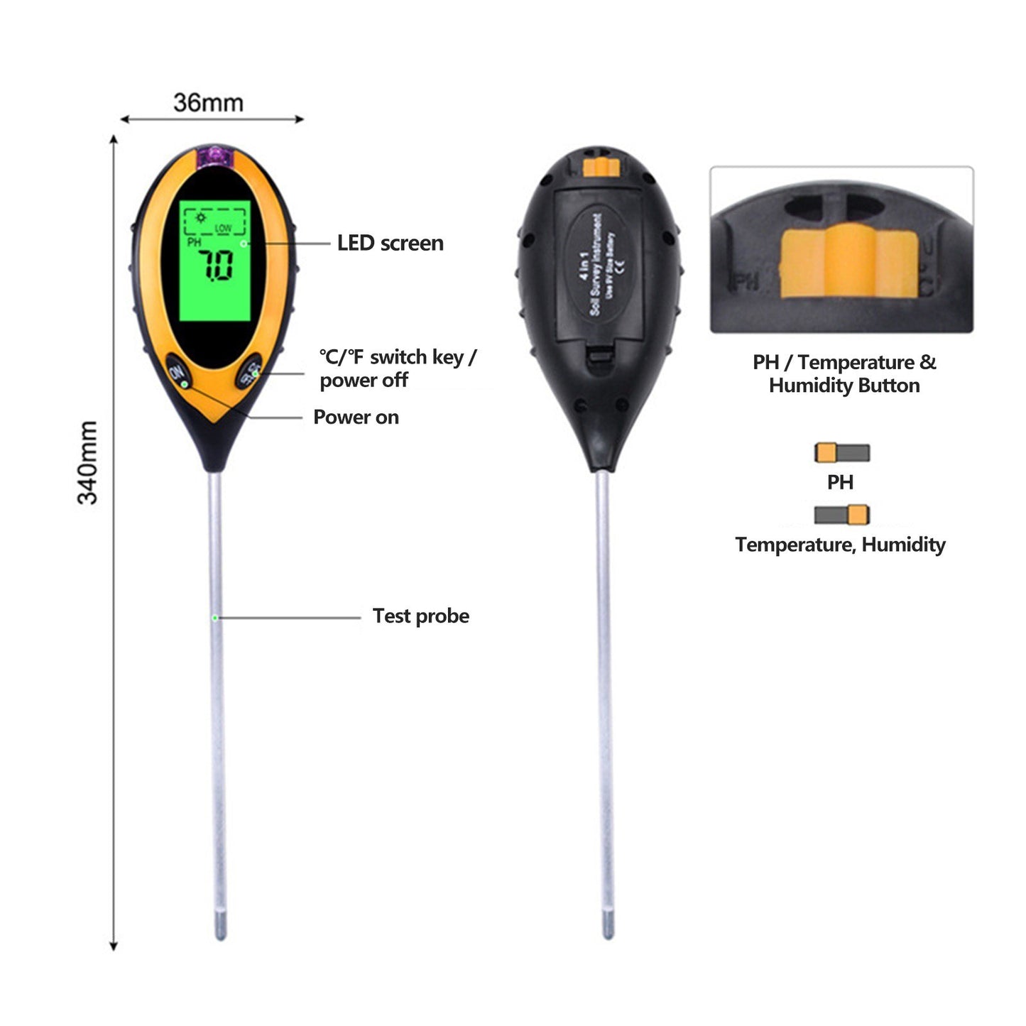 High-Precision Soil Survey Instrument for Plants