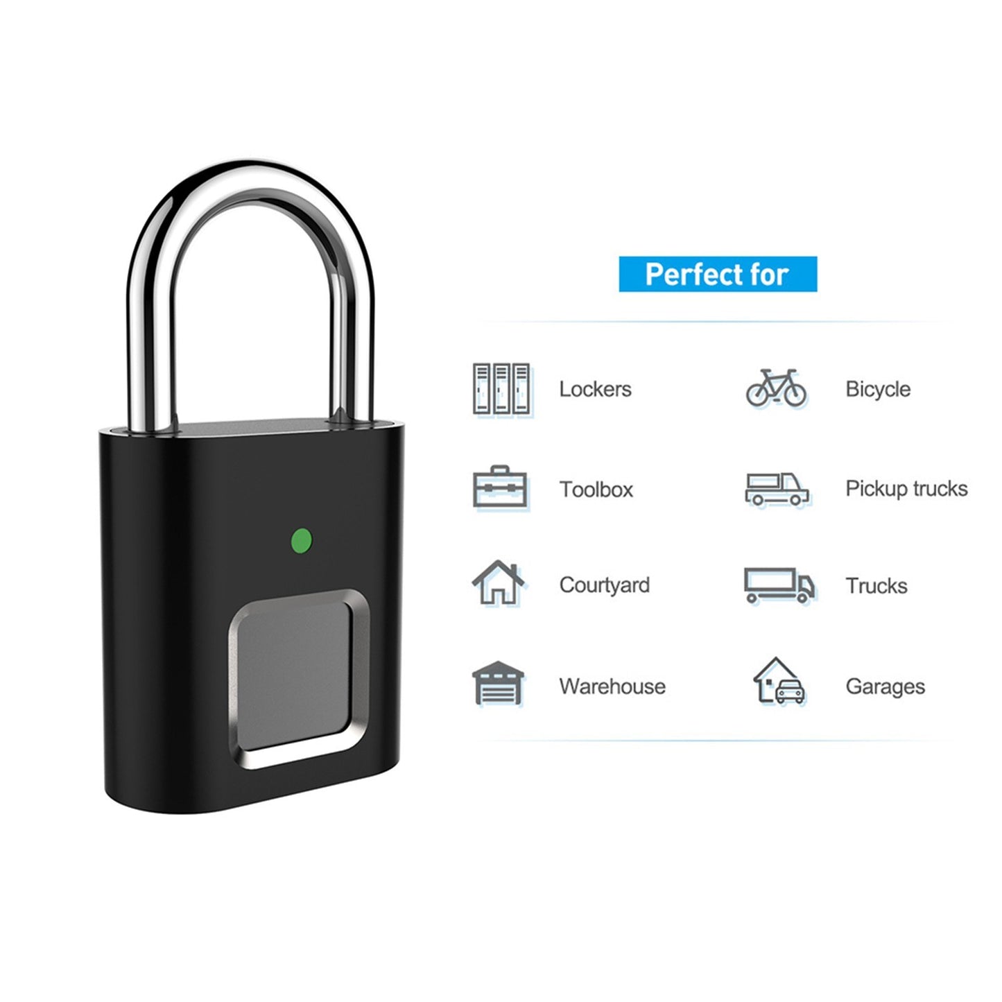 Smart Biometric Fingerprint Padlock