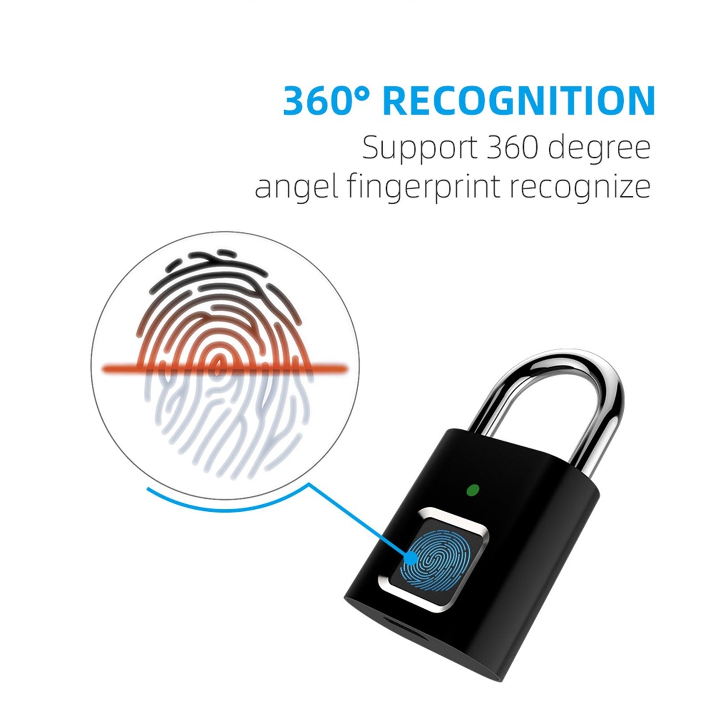 Smart Biometric Fingerprint Padlock