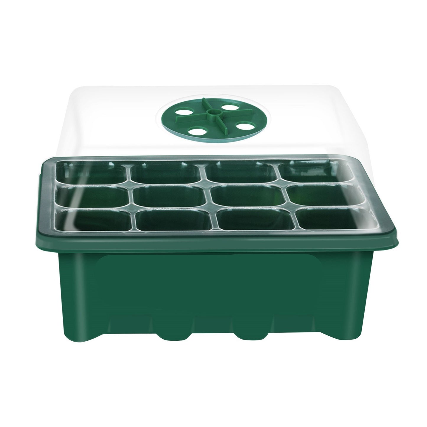 10-Pack Seedling Starter Trays with 12 Cells Each