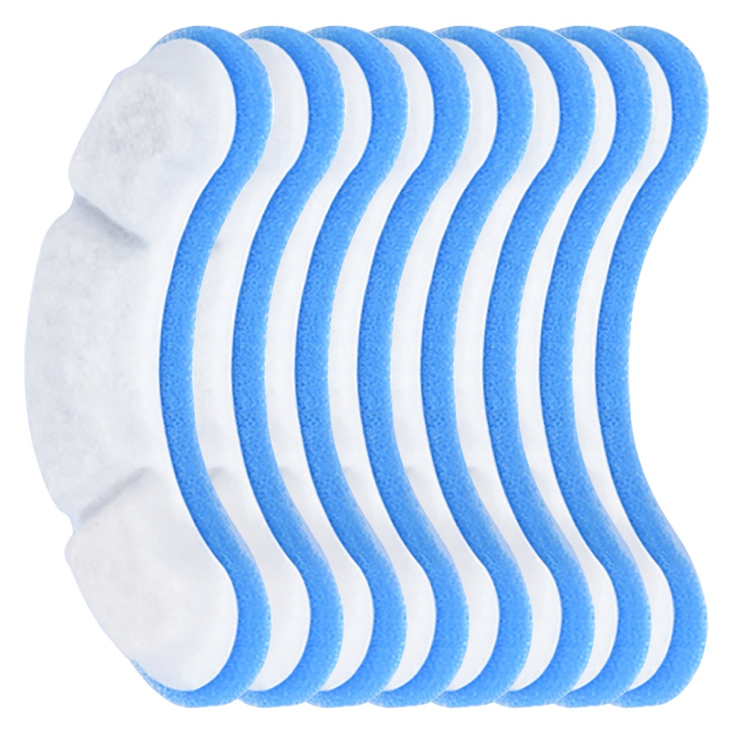 8-Pack Replacement Filters for 61oz/1.8L Transparent Cat Water Fountain