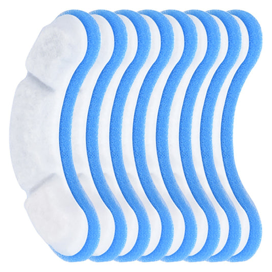 8-Pack Replacement Filters for 61oz/1.8L Transparent Cat Water Fountain