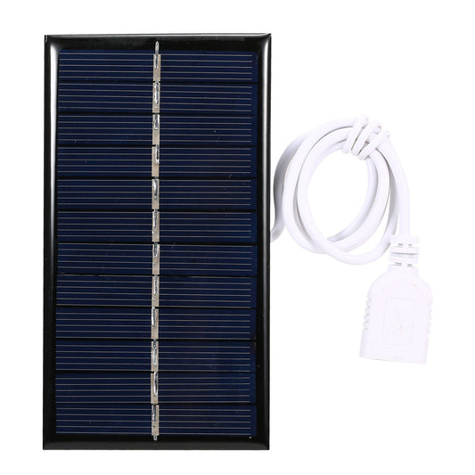 1W 6V Mini Solar Panel with USB DIY Polycrystalline Silicon Cell