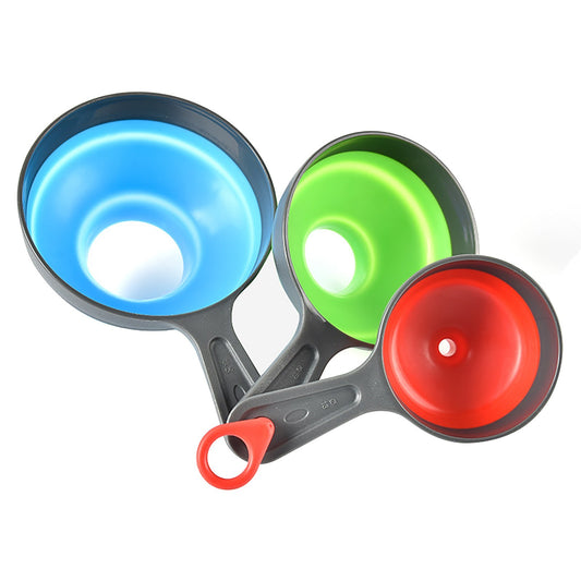 Silicone Collapsible Canning Funnel Set
