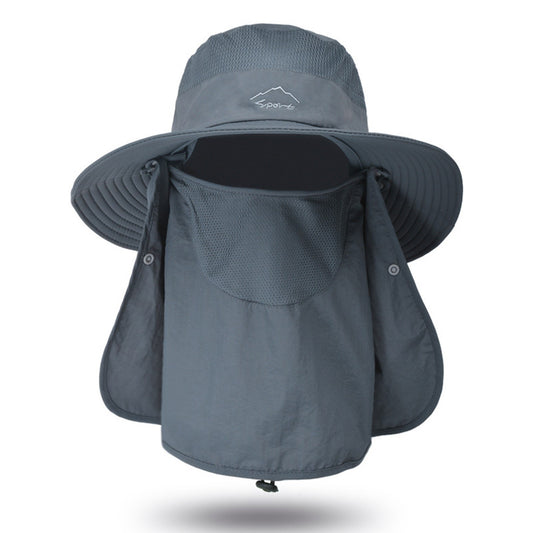 Adjustable Sun Hat with Detachable Face and Neck Shield