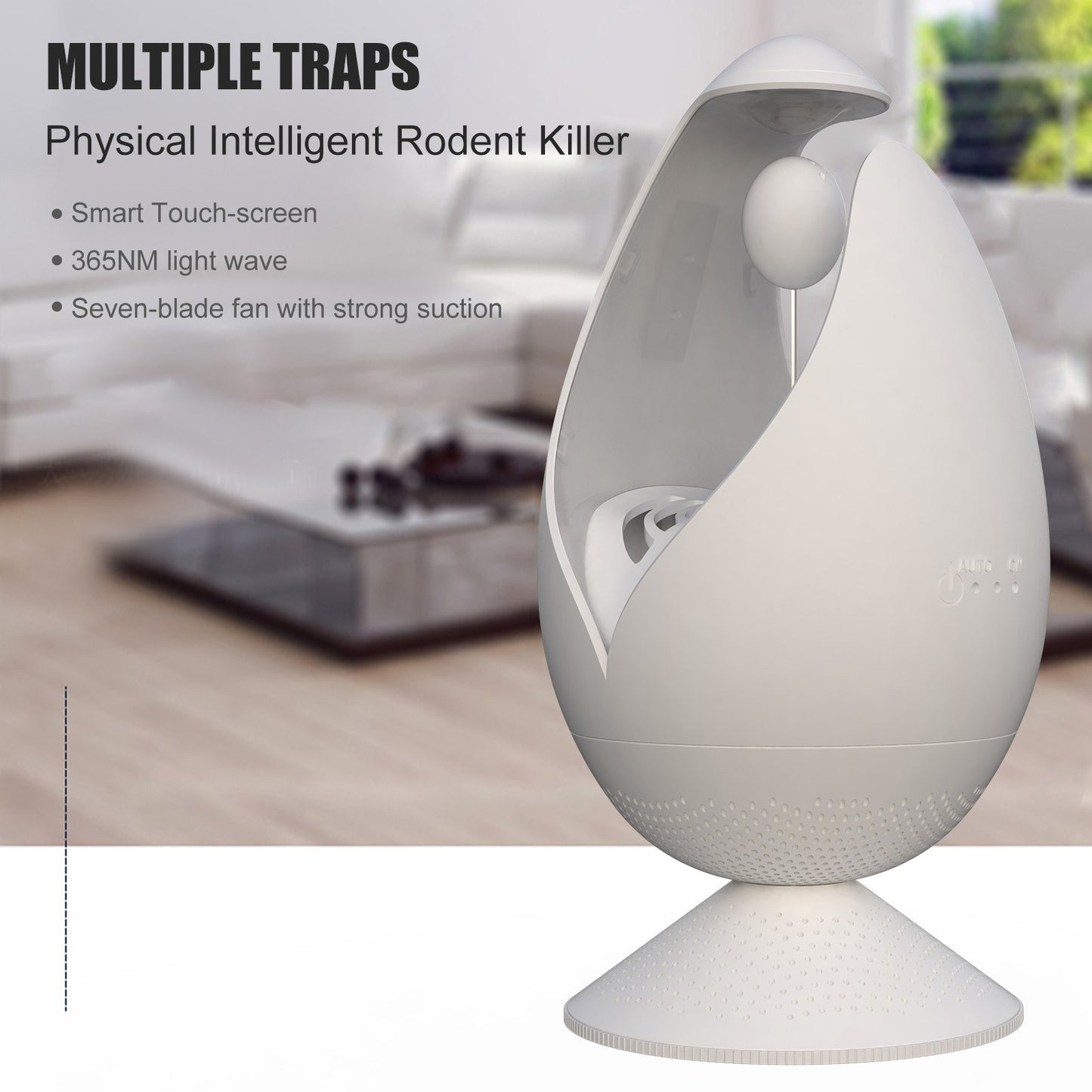 Powerful Indoor Fly & Mosquito Trap with Suction Fan