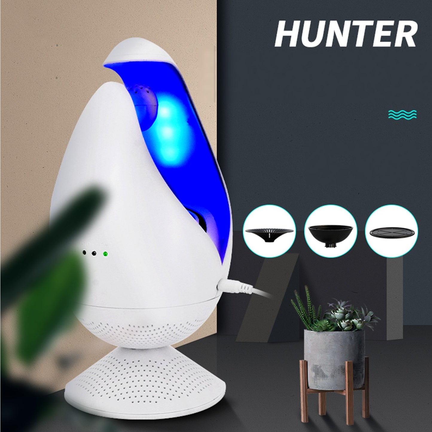 Powerful Indoor Fly & Mosquito Trap with Suction Fan