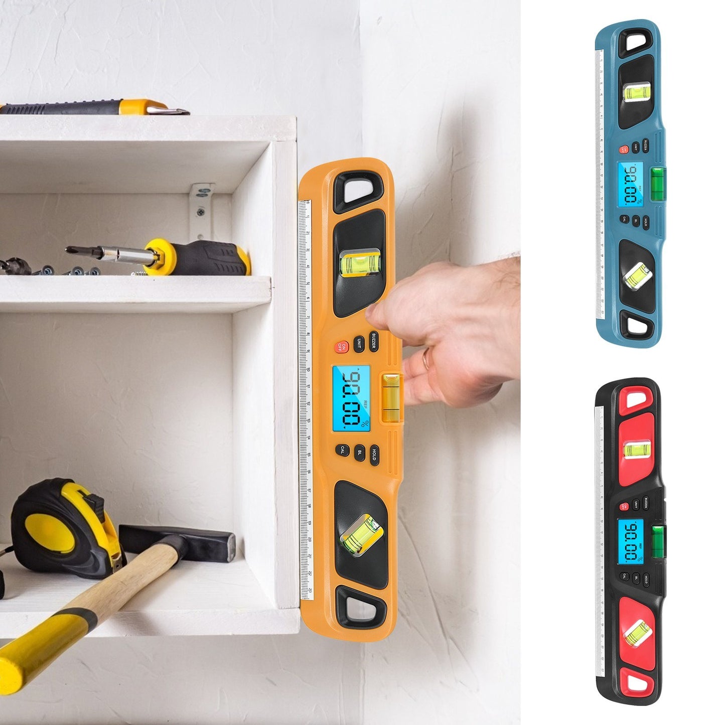 HW-200 Multifunctional Digital Angle Level Meter & Ruler