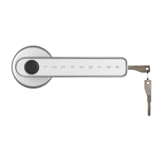 Keyless Entry Fingerprint & Password Smart Door Knob Lock Set for Home, Bedroom, Hotel, Office – 50 Fingerprint Groups, Left/Right Open