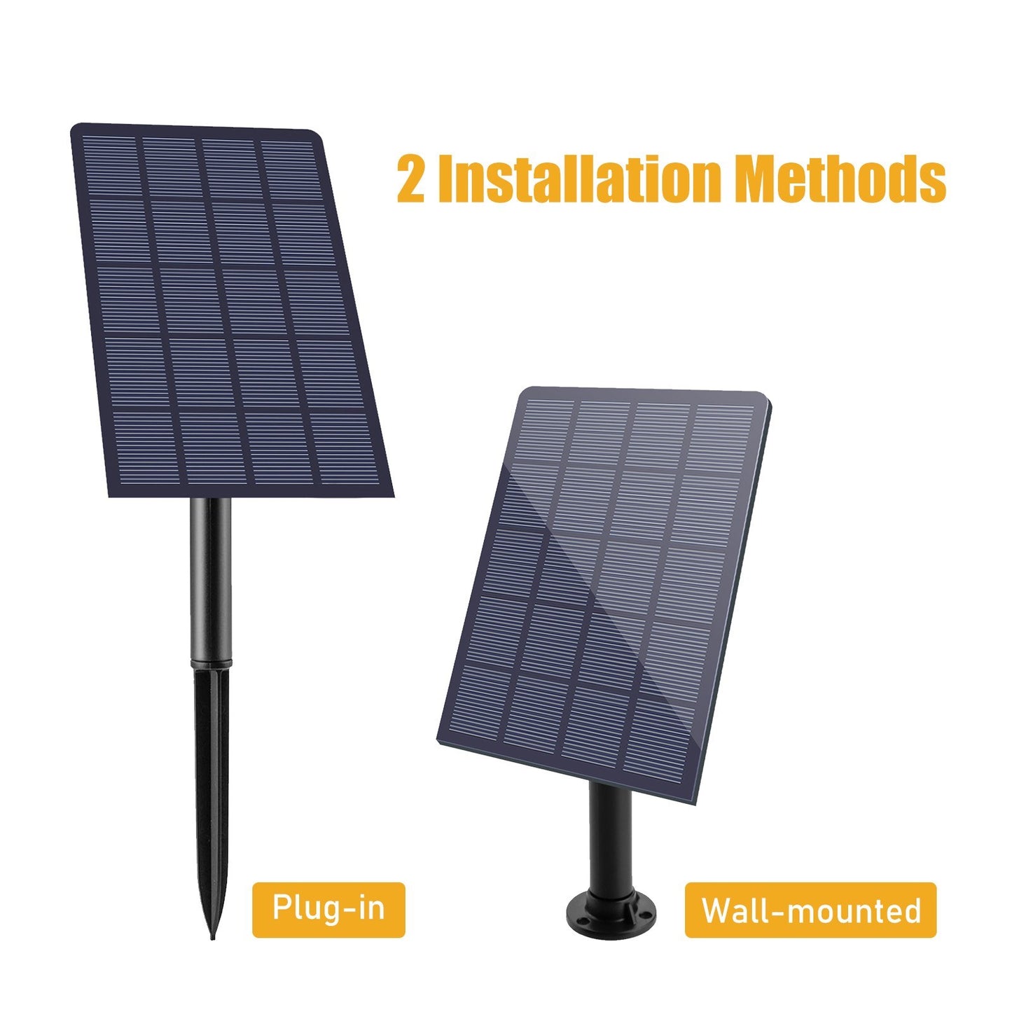2.5W Solar Fountain Pump with 4 Nozzles - DIY Birdbath, Submersible Water Pump, Wall-Mounted, Plug-In for Fish Tank, Garden, Pool, Aquarium