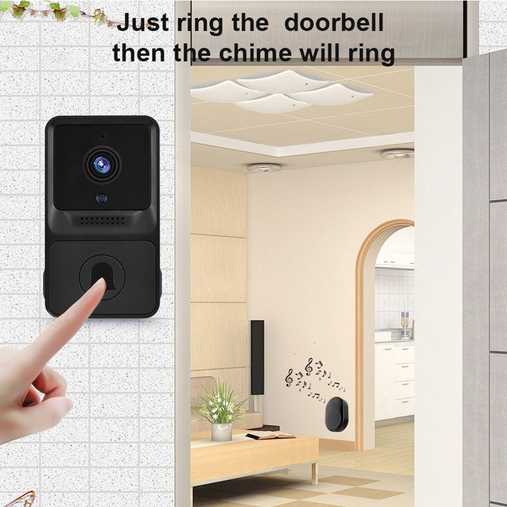 Wireless 1080P Smart Security Doorbell Camera with Night Vision and 2-Way Audio