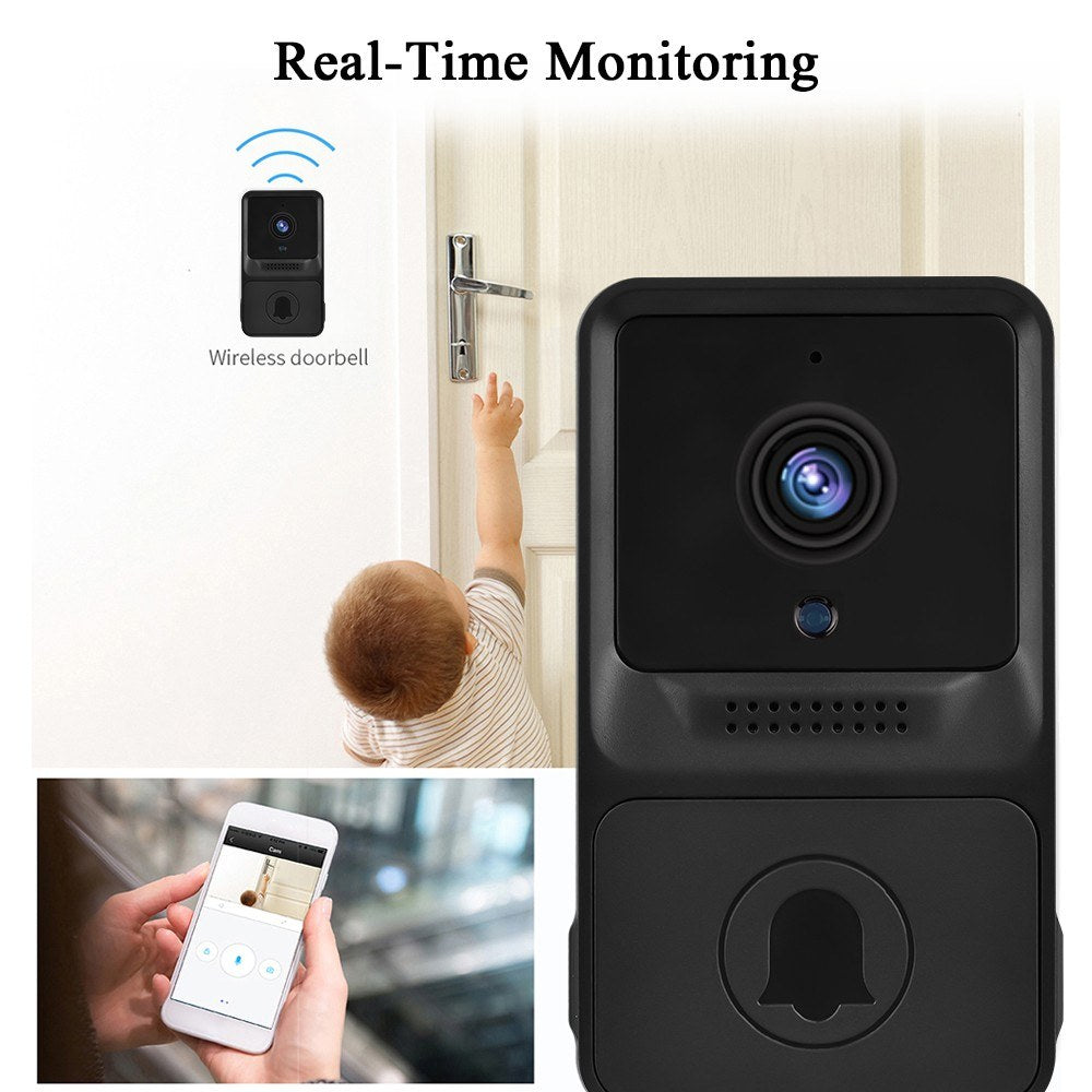 Wireless 1080P Smart Security Doorbell Camera with Night Vision and 2-Way Audio