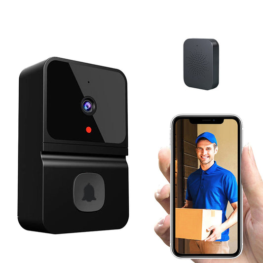 Smart Wireless Video Doorbell - 450P Night Vision, 2-Way Audio, Battery Powered, Cloud Storage, Tuya App Control