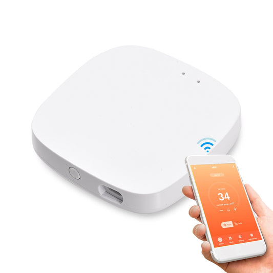 Zigbee 3.0 Smart Home Hub – Wireless Gateway Bridge, Tuya App & SmartLife Control, WiFi Compatible with Alexa & Google Home