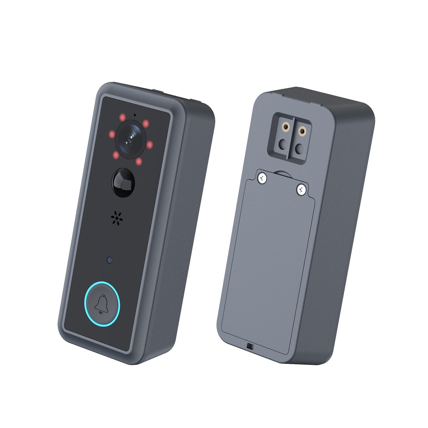 1080P HD WiFi Video Doorbell - Wireless Camera with 2-Way Audio, Motion Detection, Night Vision, Waterproof, TUYA APP & Card Storage